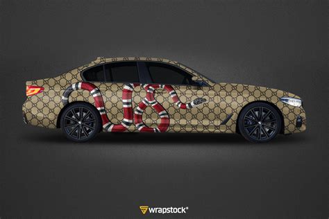 gucci wrap car|Gucci vinyl car wrap ideas.